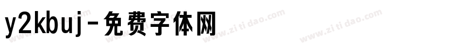 y2kbuj字体转换