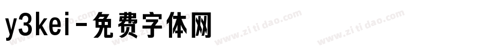 y3kei字体转换