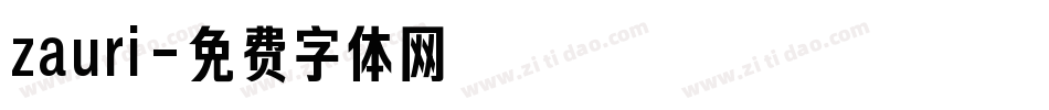 zauri字体转换