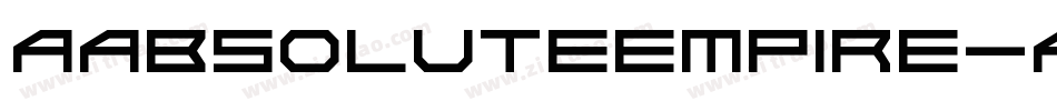 AAbsoluteEmpire-axyaJ字体转换