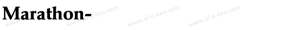 Marathon字体转换