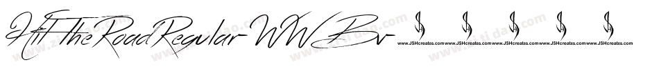 HitTheRoadRegular-WWBv字体转换