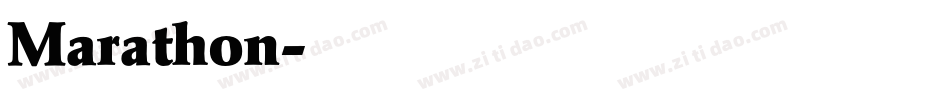 Marathon字体转换