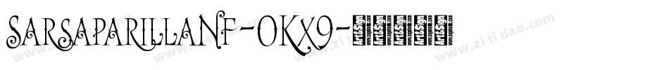 SarsaparillaNf-0Kx9字体转换