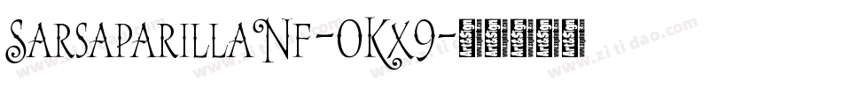 SarsaparillaNf-0Kx9字体转换