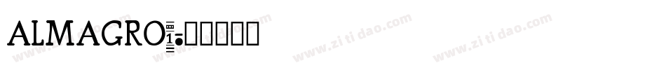 ALMAGRO1字体转换