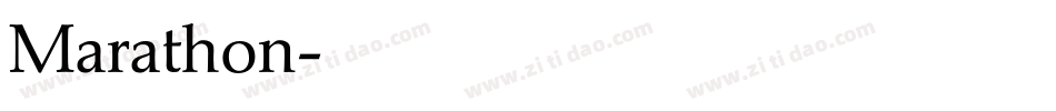 Marathon字体转换