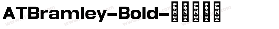 ATBramley-Bold字体转换