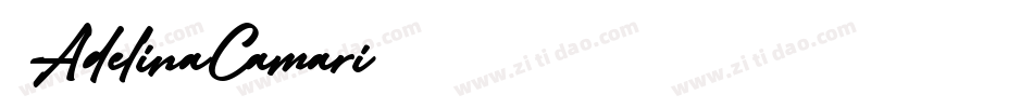字体名称:AdelinaCamari字体转换 字体名称:AdelinaCamari字体转换