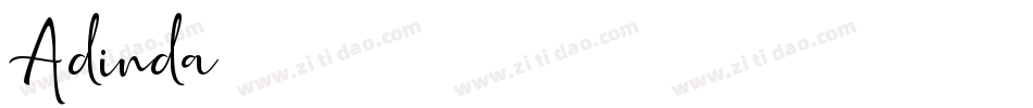 Adinda字体转换