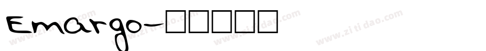 Emargo字体转换