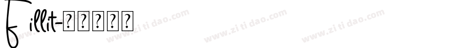 Fillit字体转换