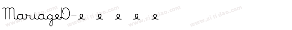 MariageD字体转换