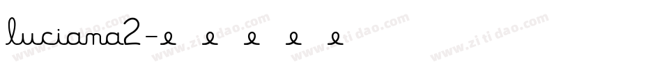 luciana2字体转换