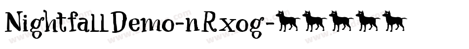 NightfallDemo-nRxog字体转换