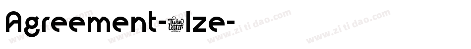 Agreement-2lze字体转换
