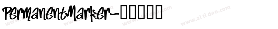 PermanentMarker字体转换