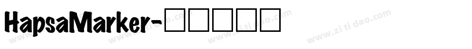 HapsaMarker字体转换