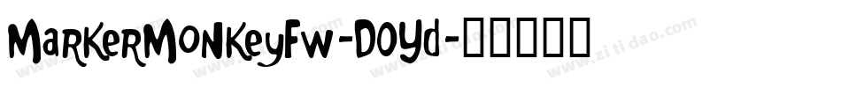 MarkerMonkeyFw-DOYd字体转换