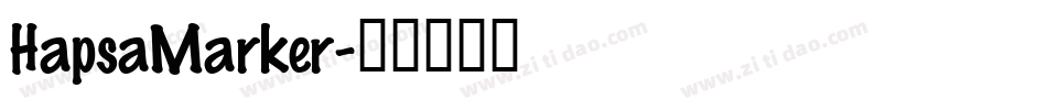 HapsaMarker字体转换