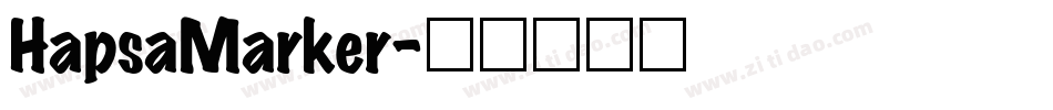 HapsaMarker字体转换
