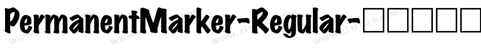 PermanentMarker-Regular字体转换