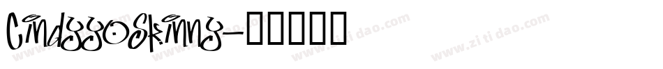 CindyyoSkinny字体转换