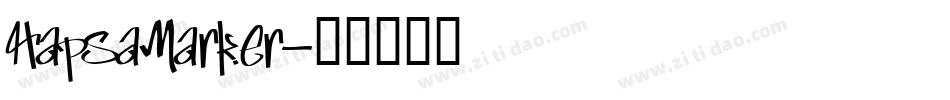 HapsaMarker字体转换