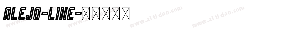 Alejo-Line字体转换
