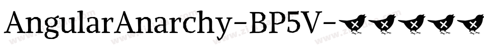 AngularAnarchy-BP5V字体转换