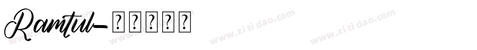 Ramtul字体转换