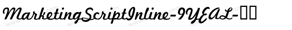 MarketingScriptInline-9YEAL字体转换