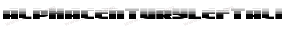 AlphaCenturyLeftalic-rg8yO字体转换