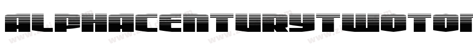 AlphaCenturyTwotoneItalic-7B1oV字体转换