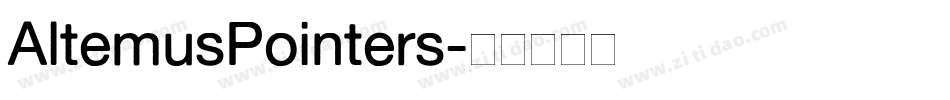 AltemusPointers字体转换