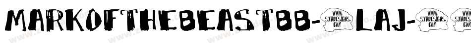 Markofthebeastbb-8LAJ字体转换