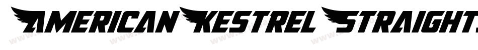 AmericanKestrelStraight3D-KmBy字体转换