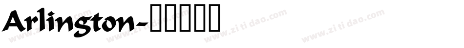 Arlington字体转换