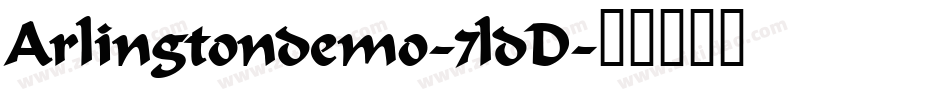 Arlingtondemo-7ldD字体转换