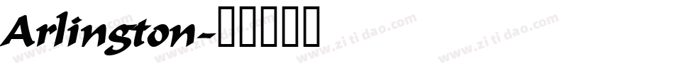 Arlington字体转换