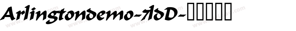 Arlingtondemo-7ldD字体转换