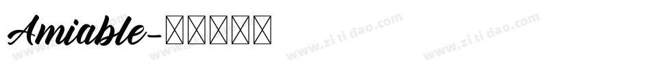 Amiable字体转换