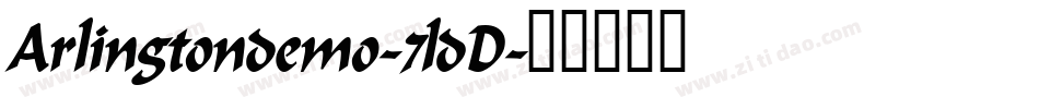 Arlingtondemo-7ldD字体转换