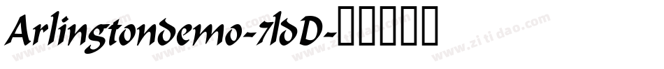 Arlingtondemo-7ldD字体转换