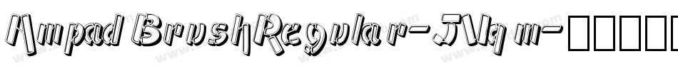 AmpadBrushRegular-JVqm字体转换