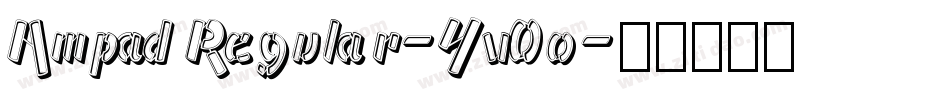 AmpadRegular-Yv0o字体转换