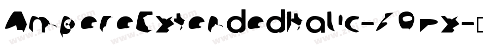 AmpereExtendedItalic-Z9Dx字体转换