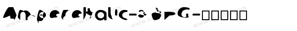 AmpereItalic-35DG字体转换