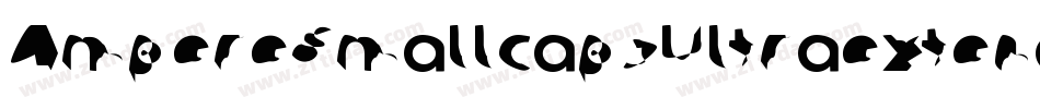 AmpereSmallcapsUltraextended-157j字体转换