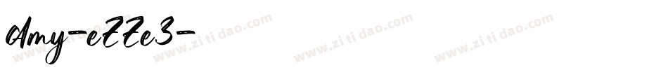 Amy-eZZe3字体转换